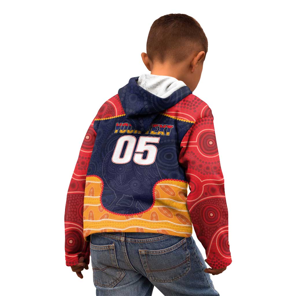 Custom Adelaide Football Club Kid Hoodie Crow Spirit Animal