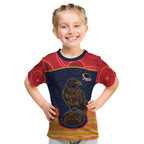 Custom Adelaide Football Club Kid T Shirt Crow Spirit Animal