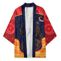 Custom Adelaide Football Club Kimono Crow Spirit Animal