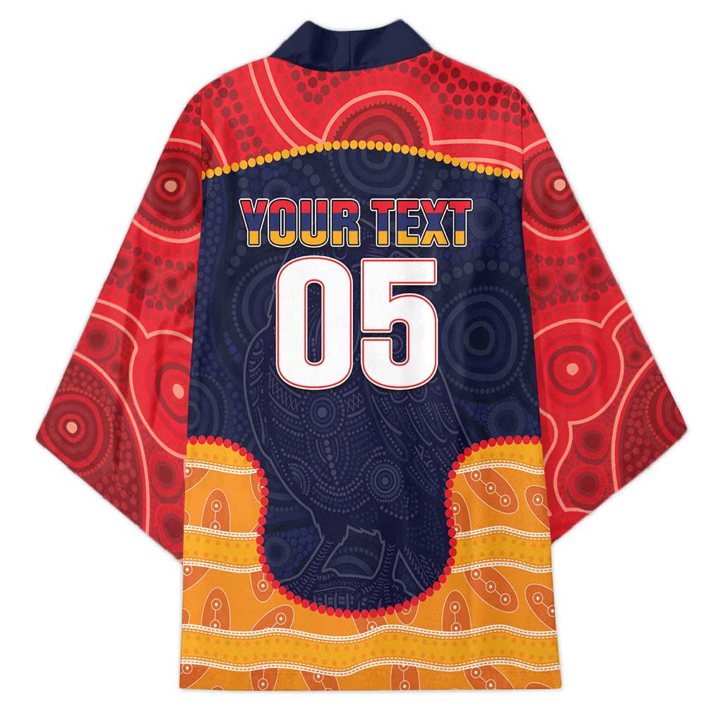 Custom Adelaide Football Club Kimono Crow Spirit Animal