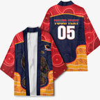 Custom Adelaide Football Club Kimono Crow Spirit Animal