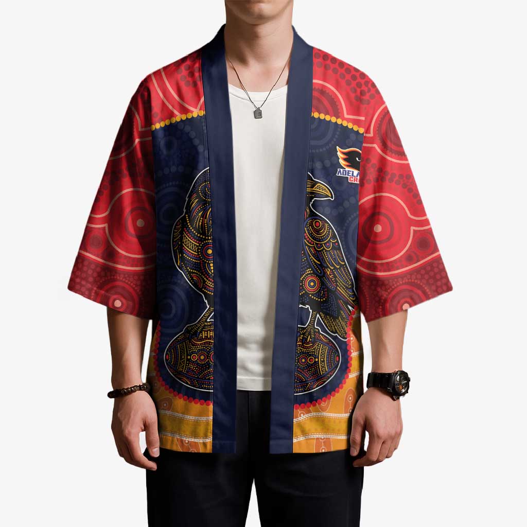 Custom Adelaide Football Club Kimono Crow Spirit Animal