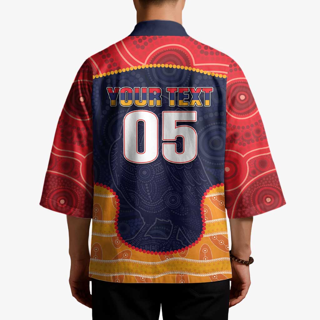 Custom Adelaide Football Club Kimono Crow Spirit Animal