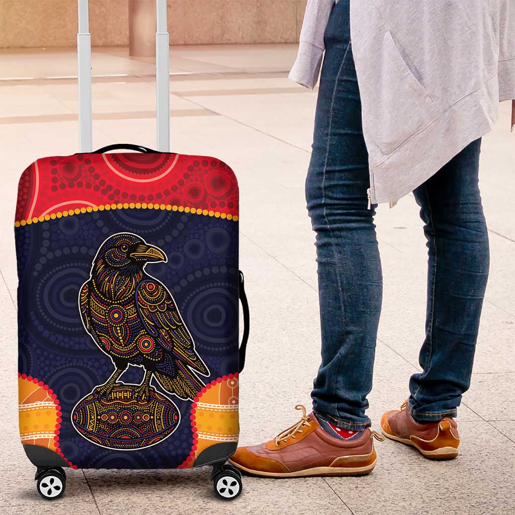 Adelaide Football Club Luggage Cover Crow Spirit Animal