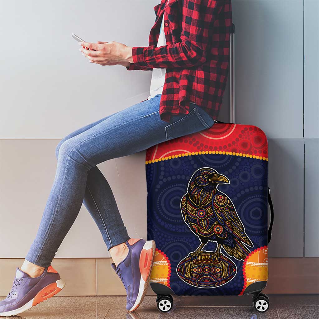 Adelaide Football Club Luggage Cover Crow Spirit Animal