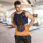 Custom Adelaide Football Club Men Tank Top Crow Spirit Animal