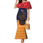 Custom Adelaide Football Club Mermaid Dress Crow Spirit Animal