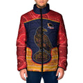 Custom Adelaide Football Club Padded Jacket Crow Spirit Animal