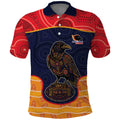 Custom Adelaide Football Club Polo Shirt Crow Spirit Animal