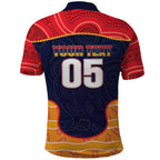 Custom Adelaide Football Club Polo Shirt Crow Spirit Animal