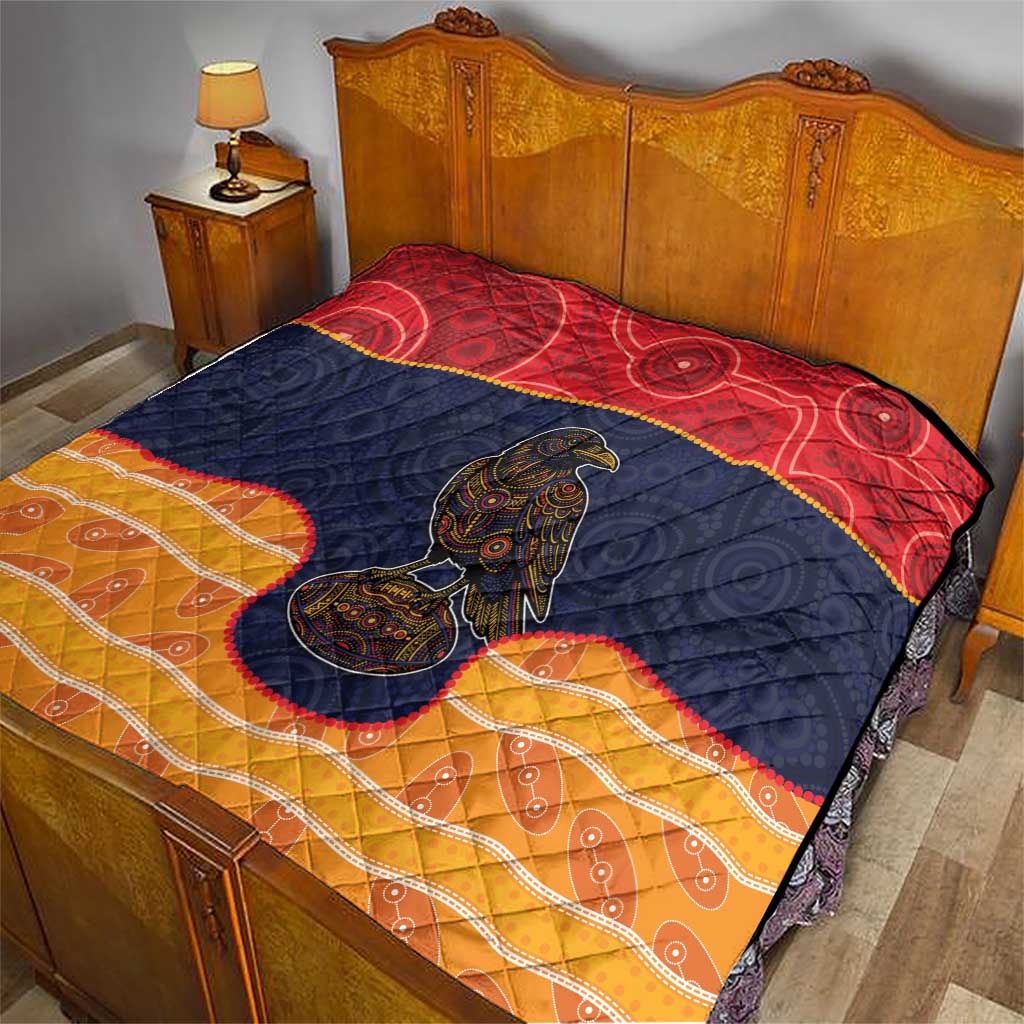 Adelaide Football Club Quilt Crow Spirit Animal