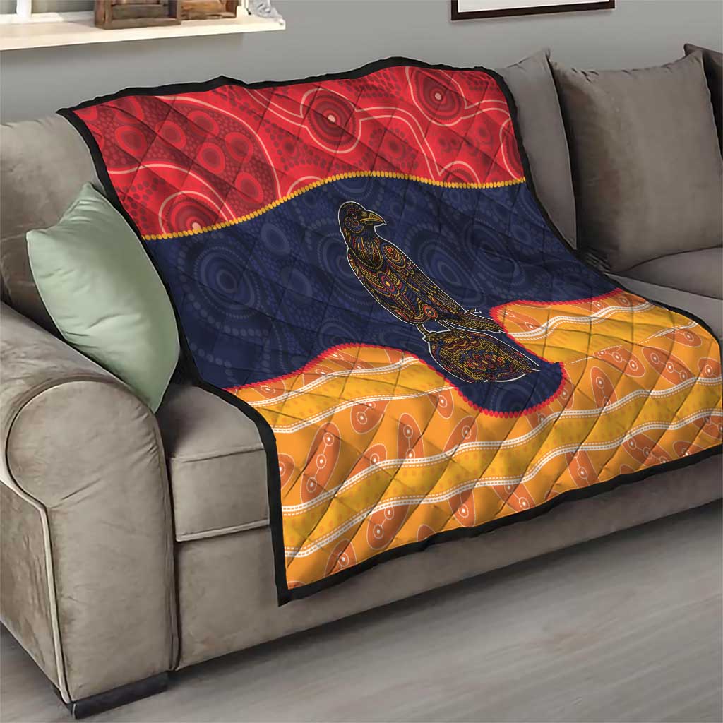 Adelaide Football Club Quilt Crow Spirit Animal