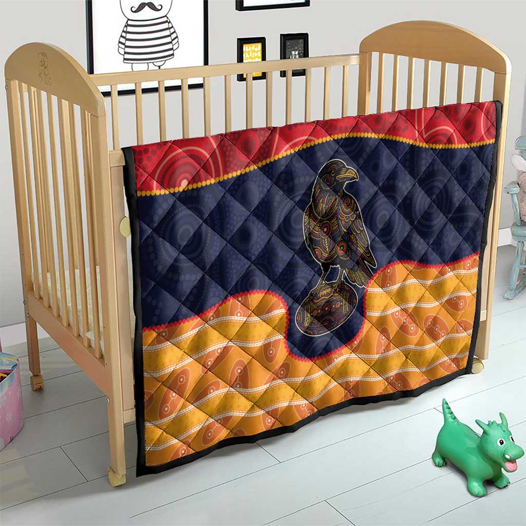 Adelaide Football Club Quilt Crow Spirit Animal