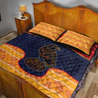 Adelaide Football Club Quilt Bed Set Crow Spirit Animal