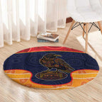 Adelaide Football Club Round Carpet Crow Spirit Animal