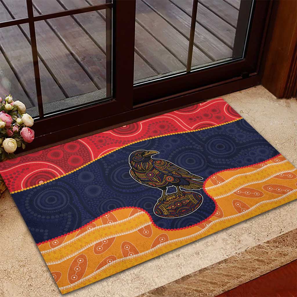 Adelaide Football Club Rubber Doormat Crow Spirit Animal