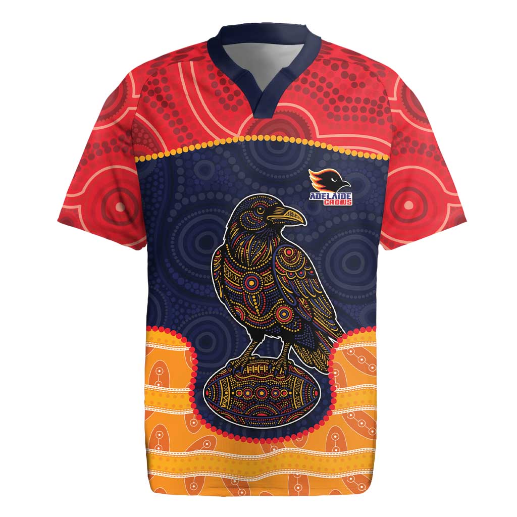 Custom Adelaide Football Club Rugby Jersey Crow Spirit Animal