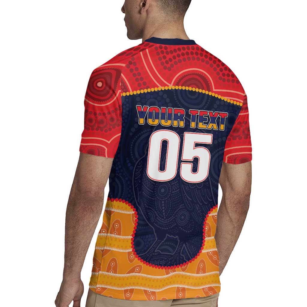 Custom Adelaide Football Club Rugby Jersey Crow Spirit Animal