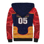 Custom Adelaide Football Club Sherpa Hoodie Crow Spirit Animal