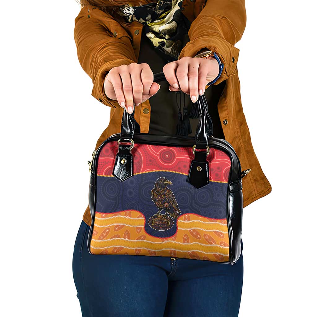Adelaide Football Club Shoulder Handbag Crow Spirit Animal