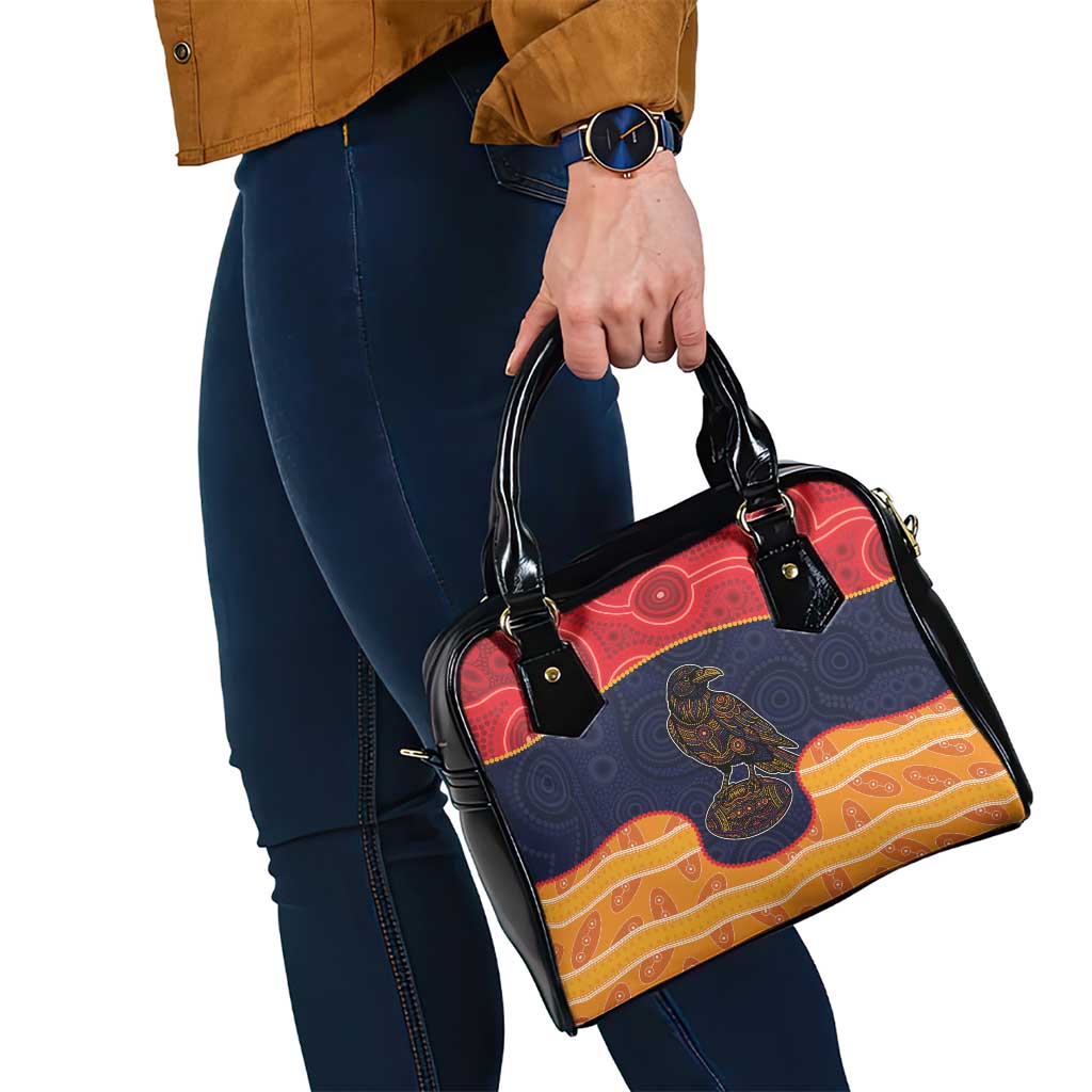 Adelaide Football Club Shoulder Handbag Crow Spirit Animal
