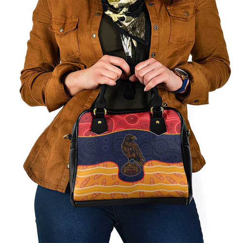 Adelaide Football Club Shoulder Handbag Crow Spirit Animal