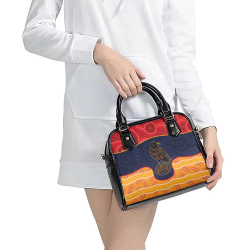 Adelaide Football Club Shoulder Handbag Crow Spirit Animal