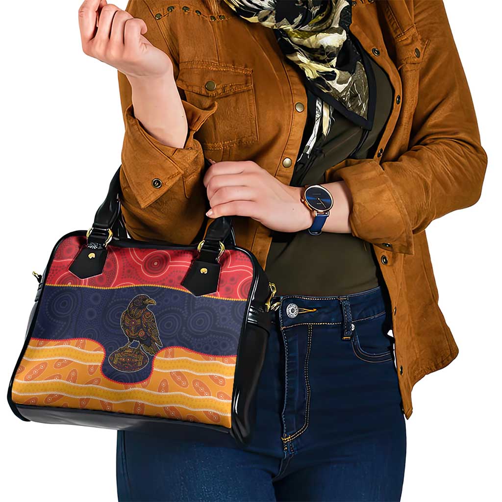 Adelaide Football Club Shoulder Handbag Crow Spirit Animal