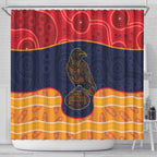 Adelaide Football Club Shower Curtain Crow Spirit Animal