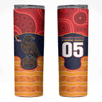 Custom Adelaide Football Club Skinny Tumbler Crow Spirit Animal