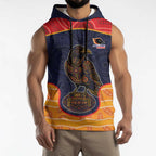 Custom Adelaide Football Club Sleeveless Hoodie Crow Spirit Animal