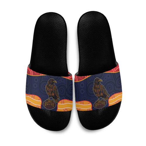 Adelaide Football Club Slide Sandals Crow Spirit Animal