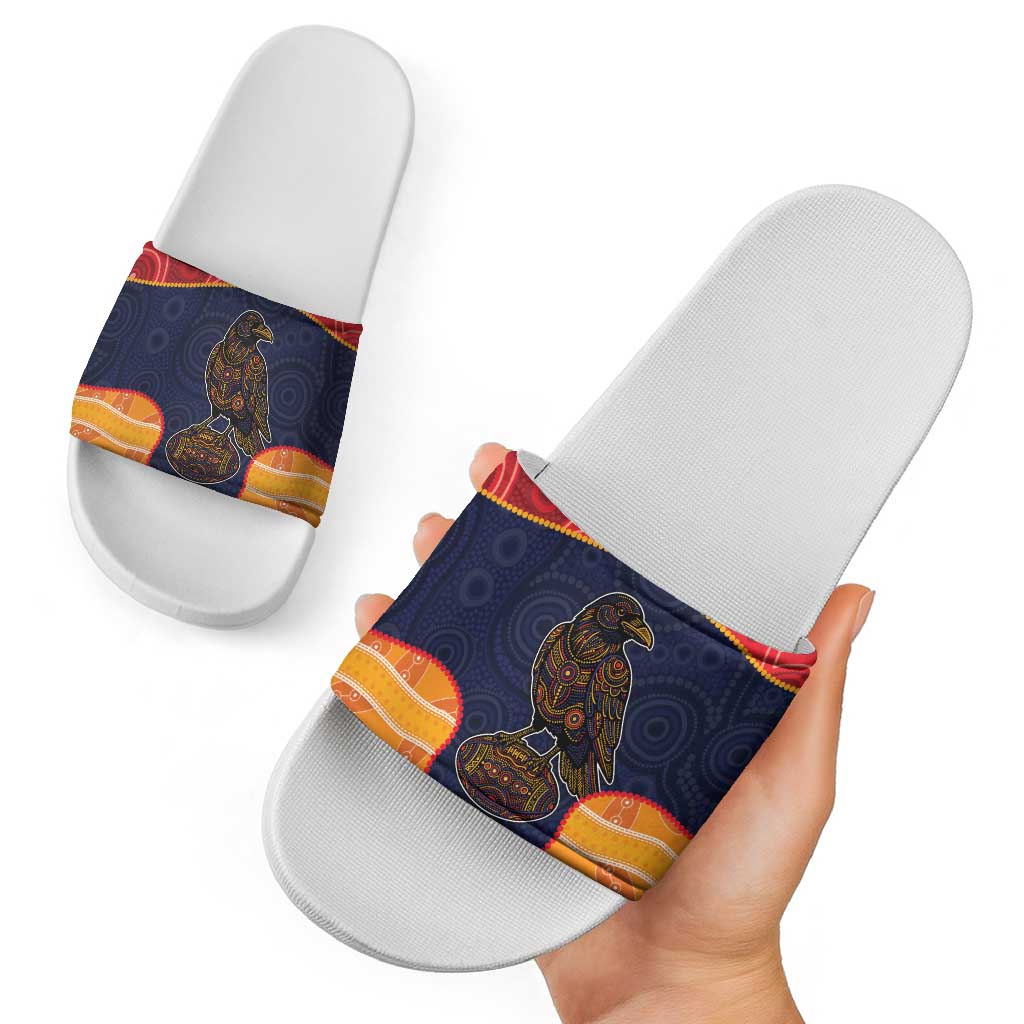 Adelaide Football Club Slide Sandals Crow Spirit Animal