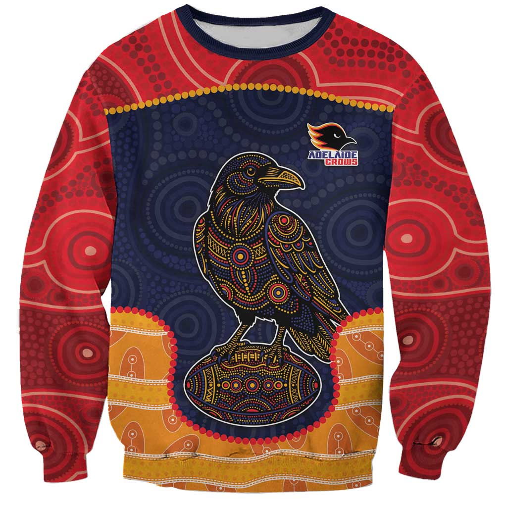 Custom Adelaide Football Club Sweatshirt Crow Spirit Animal