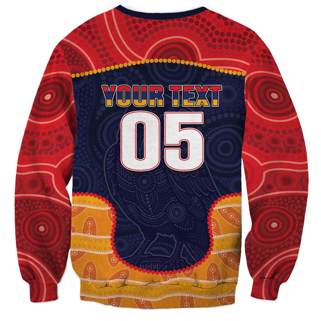 Custom Adelaide Football Club Sweatshirt Crow Spirit Animal