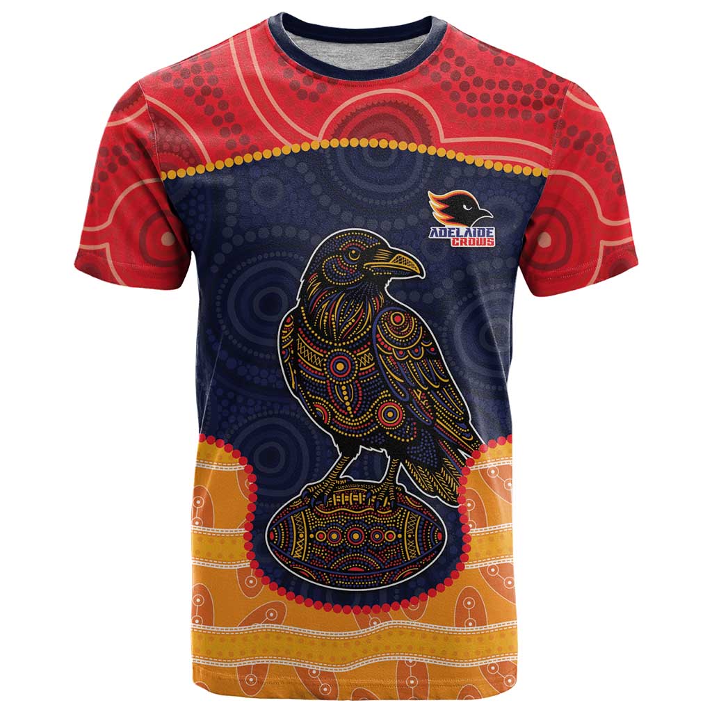 Custom Adelaide Football Club T Shirt Crow Spirit Animal