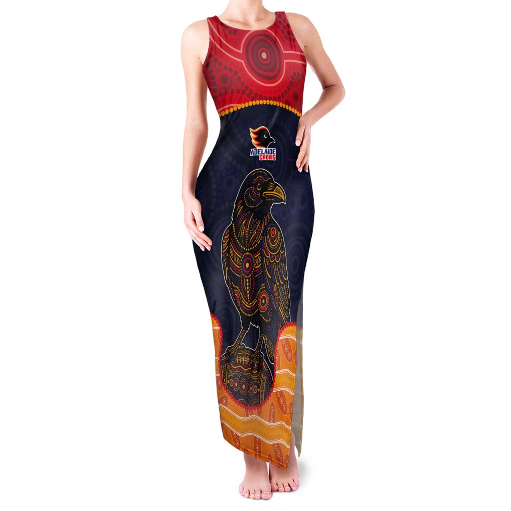 Custom Adelaide Football Club Tank Maxi Dress Crow Spirit Animal
