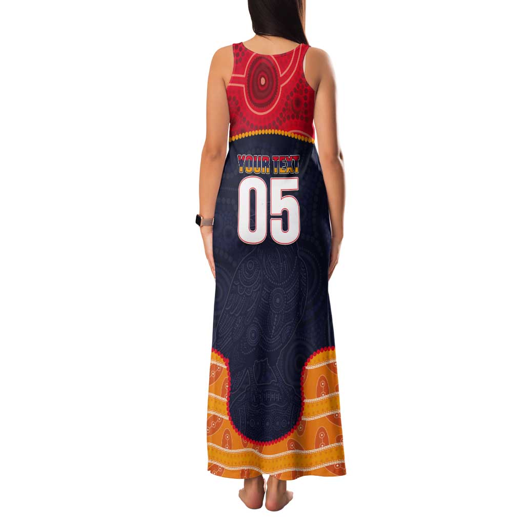 Custom Adelaide Football Club Tank Maxi Dress Crow Spirit Animal