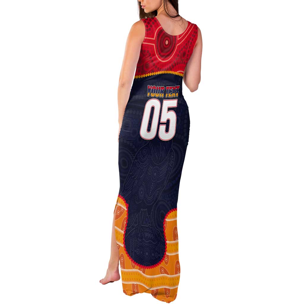 Custom Adelaide Football Club Tank Maxi Dress Crow Spirit Animal
