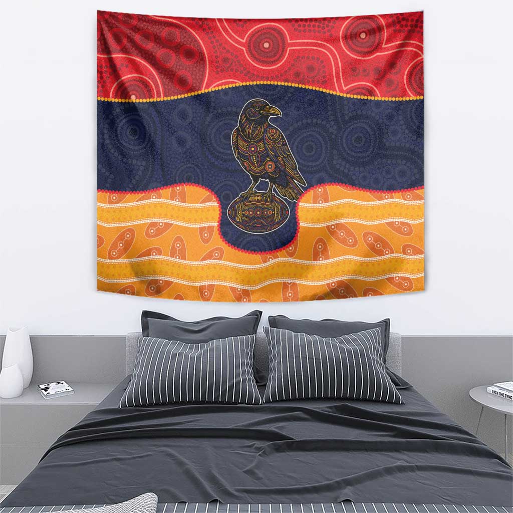 Adelaide Football Club Tapestry Crow Spirit Animal