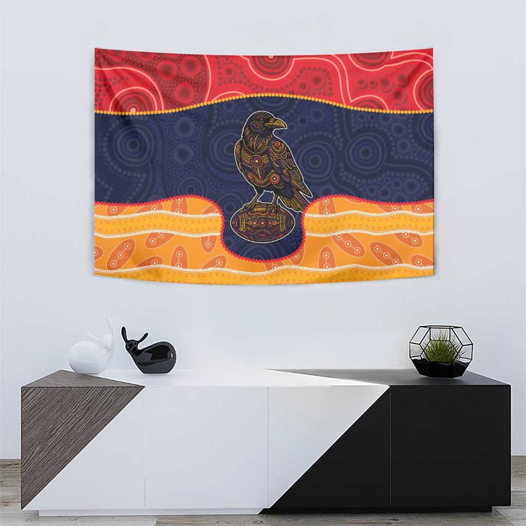 Adelaide Football Club Tapestry Crow Spirit Animal