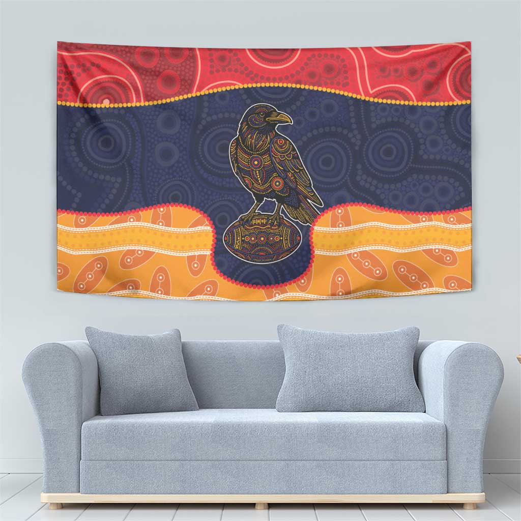 Adelaide Football Club Tapestry Crow Spirit Animal