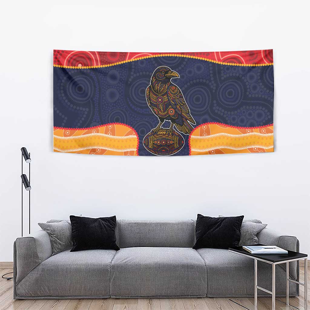 Adelaide Football Club Tapestry Crow Spirit Animal
