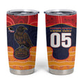 Custom Adelaide Football Club Tumbler Cup Crow Spirit Animal