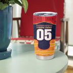 Custom Adelaide Football Club Tumbler Cup Crow Spirit Animal
