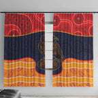 Adelaide Football Club Window Curtain Crow Spirit Animal
