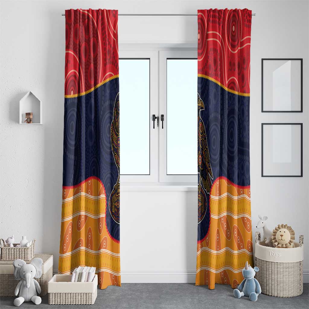 Adelaide Football Club Window Curtain Crow Spirit Animal