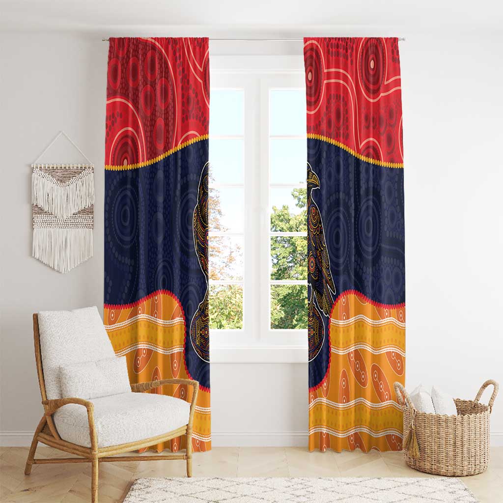 Adelaide Football Club Window Curtain Crow Spirit Animal