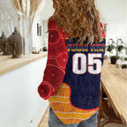 Custom Adelaide Football Club Women Casual Shirt Crow Spirit Animal
