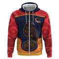 Custom Adelaide Football Club Zip Hoodie Crow Spirit Animal